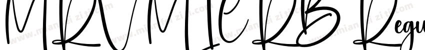 MRV MICRB Regular字体转换